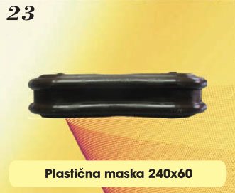 Plastična maska 240x60
